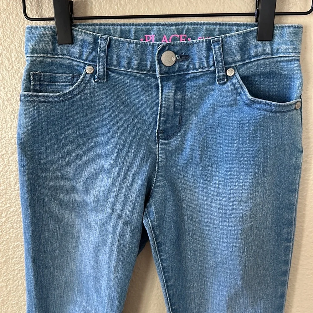 The Children’s Place Girls Light Wash Super Skinny Jeans Size 8